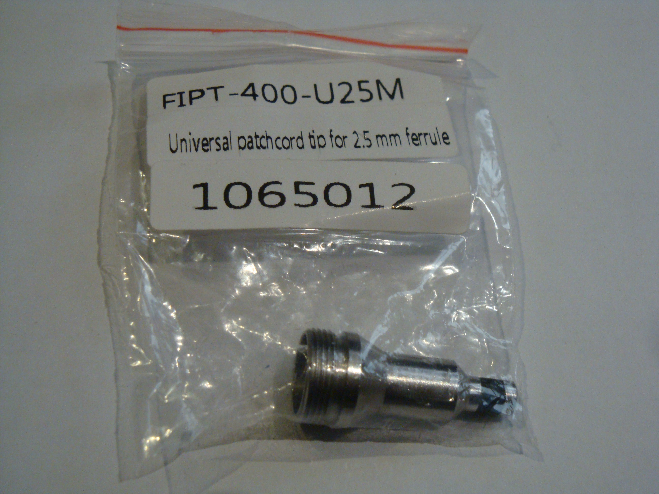 FIPT-400-U25M UNIVERSAL PATCH CORD TIP FOR 2.5mm FERRULE